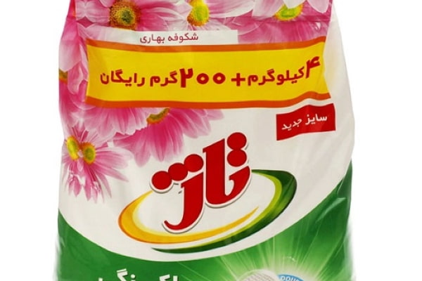 تصویر 2 از معرفی پودر رختشویی تاژ + بهترین قیمت خرید